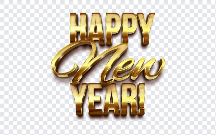 Metallic Gold Happy New Year, New Year PNG, Metallic Gold Happy New Year PNG, Metallic Gold Happy, Happy New Year PNG, PNG, PNG Images, Transparent Files, png free, png file, Free PNG, png download,