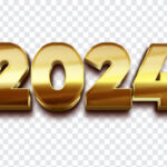 Metallic Gold 2024 New Year, Metallic Gold 2024, Metallic Gold 2024 New Year PNG, Metallic Gold 2024, New Year PNG, 2024 New Year PNG, 3D Gold 2024 New Year, PNG, PNG Images, Transparent Files, png free, png file, Free PNG, png download,