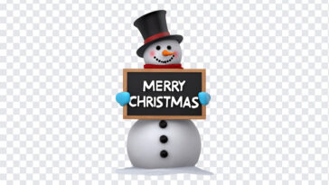 Snowman PNG, Merry Christmas, Snowman Holding Merry Christmas PNG, Christmas PNG, PNG, PNG Images, Transparent Files, png free, png file, Free PNG, png download,