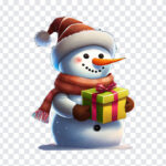 Snowman Holding a Gift, Snowman, Snowman Holding a Gift PNG, Snowman PNG, PNG, PNG Images, Transparent Files, png free, png file, Free PNG, png download,