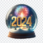 2024 Fireworks Globe, 2024 Fireworks, 2024 Fireworks Globe PNG, 2024, Snowglobe, Snow Globe PNG, PNG, PNG Images, Transparent Files, png free, png file, Free PNG, png download,