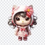 Anime Style Hello Kitty, Anime Style Hello, Anime Style Hello Kitty PNG, Hello Kitty PNG, Anime Style, Hello Kitty, Cute, Japanese Mascot, PNG, PNG Images, Transparent Files, png free, png file, Free PNG, png download,