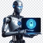 ChatGPT Bot with Laptop, ChatGPT Bot with Laptop PNG, ChatGPT Bot, Open AI, AI, ChatGPT, Laptop PNG, PNG, PNG Images, Transparent Files, png free, png file, Free PNG, png download,