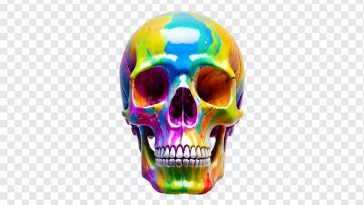 Colorful Skull, Colorful, Colorful Skull PNG, Skull PNG, PNG, PNG Images, Transparent Files, png free, png file, Free PNG, png download,