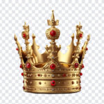 Crown, Gold Crown, Crown PNG, King's Crown, Gem Crown, Red Gems, PNG, PNG Images, Transparent Files, png free, png file, Free PNG, png download,