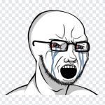 Crying Soyjak No, Crying Soyjak, Crying Soyjak No PNG, Crying, Memes, Meme, Internet Memes, PNG, PNG Images, Transparent Files, png free, png file, Free PNG, png download,