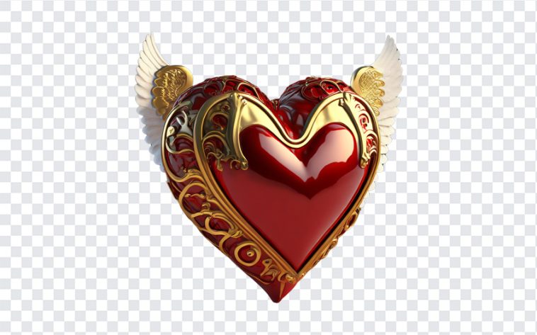 Cupid's Heart, Cupid's, Cupid's Heart PNG, Heart PNG, 3D Heart PNG, PNG, PNG Images, Transparent Files, png free, png file, Free PNG, png download,