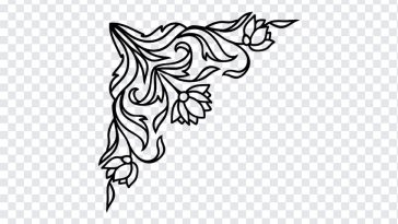 Floral Corner Border, Floral Corner, Floral Corner Border PNG, Floral, Corner Border PNG, Border PNG, PNG, PNG Images, Transparent Files, png free, png file, Free PNG, png download,