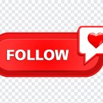 Follow Button, Follow, Follow Button PNG, Follow PNG, Button PNG, PNG, PNG Images, Transparent Files, png free, png file, Free PNG, png download,