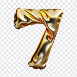 Gold Foil Balloon Number 7, Gold Foil Balloon Number, Gold Foil Balloon Number 7 PNG, Gold Foil Balloon, Balloon Number 7 PNG, Number 7 PNG, PNG, PNG Images, Transparent Files, png free, png file, Free PNG, png download,