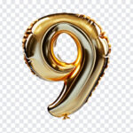 Gold Foil Balloon Number 9, Gold Foil Balloon Number, Gold Foil Balloon Number 9 PNG, Gold Foil Balloon, Number 9 PNG, Balloon Number 9 PNG, PNG, PNG Images, Transparent Files, png free, png file, Free PNG, png download,