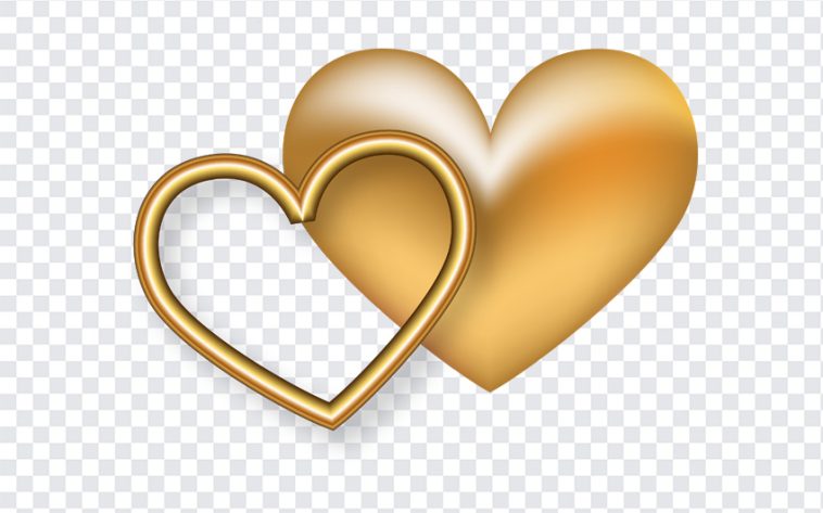 Gold Hearts, Gold, Gold Hearts PNG, Hearts PNG, Valentine's, PNG, PNG Images, Transparent Files, png free, png file, Free PNG, png download,