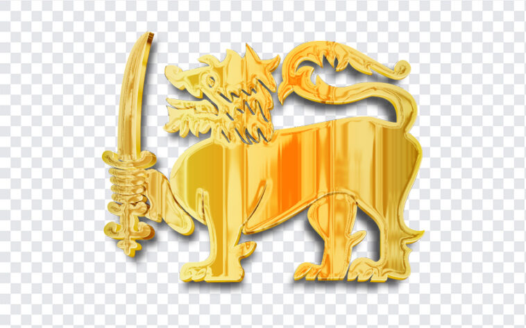 Golden Srilankan National Flag Lion, Srilankan National Flag Lion PNG, National Flag Logo, National Flag Lion Srilanka, Asia, PNG, PNG Images, Transparent Files, png free, png file, Free PNG, png download,