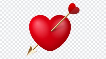 Heart with Cupid Arrow, Heart with Cupid, Heart with Cupid Arrow PNG, Cupid Arrow PNG, Cupid Arrow Heart PNG, Heart PNG, Valentines, Love, PNG, PNG Images, Transparent Files, png free, png file, Free PNG, png download,