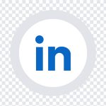 Linked In White Button, Linked In White, Linked In White Button PNG, Linked In, Linked In Logo PNG, PNG, PNG Images, Transparent Files, png free, png file, Free PNG, png download,