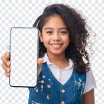 Little Girl Holding a Phone, Little Girl Holding a, Little Girl Holding a Phone PNG, Little Girl Holding, Girl Holding a Phone PNG, PNG, PNG Images, Transparent Files, png free, png file, Free PNG, png download,