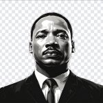 Martin Luther King Jr Black, Martin Luther King Jr Black and White, Martin Luther King Jr, Martin Luther King Jr Day, MLKJ Day, MLKJ, United States, America USA, PNG, PNG Images, Transparent Files, png free, png file, Free PNG, png download,