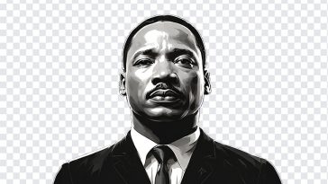 Martin Luther King Jr Black, Martin Luther King Jr Black and White, Martin Luther King Jr, Martin Luther King Jr Day, MLKJ Day, MLKJ, United States, America USA, PNG, PNG Images, Transparent Files, png free, png file, Free PNG, png download,
