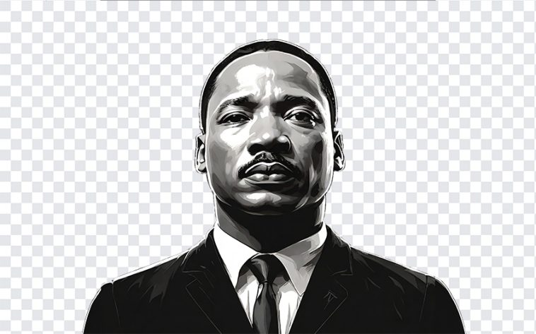 Martin Luther King Jr Black, Martin Luther King Jr Black and White, Martin Luther King Jr, Martin Luther King Jr Day, MLKJ Day, MLKJ, United States, America USA, PNG, PNG Images, Transparent Files, png free, png file, Free PNG, png download,