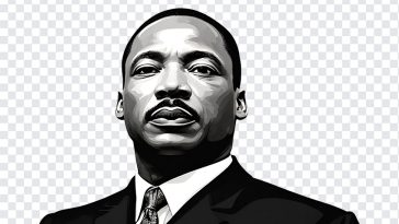 Martin Luther King Jr, Martin Luther King, Martin Luther King Jr Illustration, Martin Luther King Day, Martin Luther, Martin Luther King Jr PNG, Black and White, PNG, PNG Images, Transparent Files, png free, png file, Free PNG, png download,