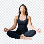 Meditating Female, Meditating, Meditating Female PNG, Lifestyle, Yoga, Girl Meditating, Girl Doing Yoga, PNG, PNG Images, Transparent Files, png free, png file, Free PNG, png download,