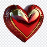 Red Metallic Heart, Red Metallic, Red Metallic Heart PNG, Heart PNG, Heart, Red Heart, Red, PNG, PNG Images, Transparent Files, png free, png file, Free PNG, png download,