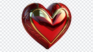 Red Metallic Heart, Red Metallic, Red Metallic Heart PNG, Heart PNG, Heart, Red Heart, Red, PNG, PNG Images, Transparent Files, png free, png file, Free PNG, png download,