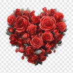 Roses Heart, Roses, Roses Heart PNG, Heart PNG, PNG, PNG Images, Transparent Files, png free, png file, Free PNG, png download,