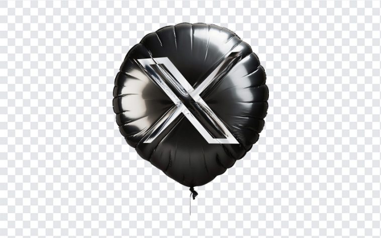 Twitter X Balloon, Twitter X, Twitter X Balloon PNG, Twitter, Twitter X Icon, Elon, Elon Musk, Twitter, PNG, PNG Images, Transparent Files, png free, png file, Free PNG, png download,