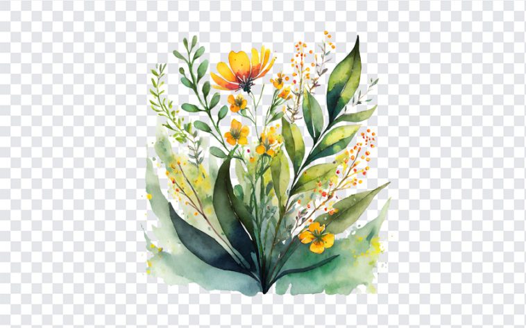 Watercolors Floral, Watercolors, Watercolors Floral PNG, Floral PNG, PNG, PNG Images, Transparent Files, png free, png file, Free PNG, png download,
