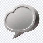 3D Cloud Speech Bubble, 3D Cloud Speech, 3D Cloud Speech Bubble PNG, Speech Bubble PNG, 3D Cloud, Bubble PNG, PNG, PNG Images, Transparent Files, png free, png file, Free PNG, png download,