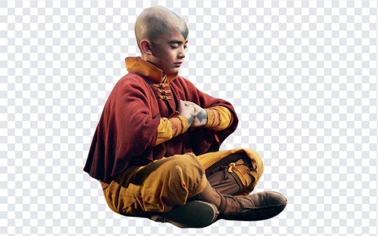 Avatar Aang Meditating, Avatar Aang, Avatar Aang Meditating PNG, Avatar, Last Airbender, Netflix, PNG, PNG Images, Transparent Files, png free, png file, Free PNG, png download,