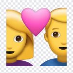 Couple With Heart Emoji, Couple With Heart, Couple With Heart Emoji PNG, iOS Emoji, iphone emoji, Emoji PNG, iOS Emoji PNG, Apple Emoji, Apple Emoji PNG, PNG, PNG Images, Transparent Files, png free, png file, Free PNG, png download,