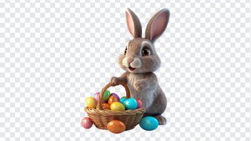 Cute Easter Rabbit, Cute Easter, Cute Easter Rabbit PNG, Rabbit PNG, Easter Eggs, Easter Eggs Bucket, Eggs Bucket, Easter, Cute, PNG, PNG Images, Transparent Files, png free, png file, Free PNG, png download,