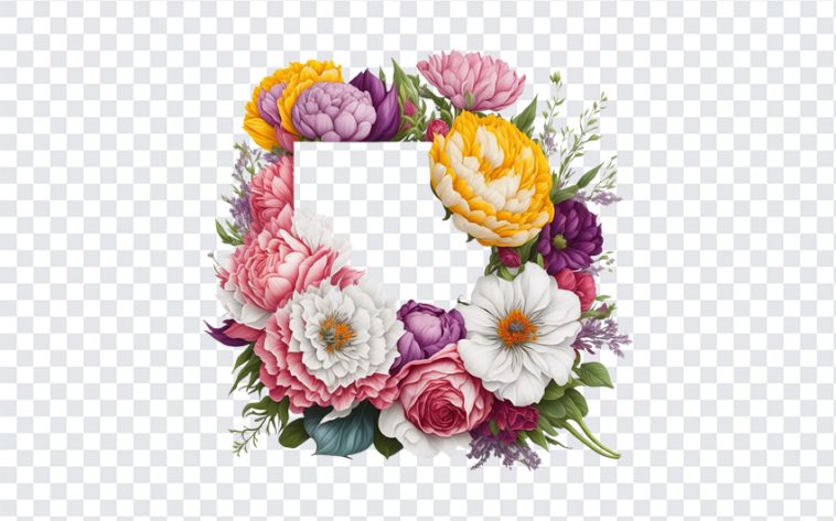 Floral Frame, Floral, Floral Frame PNG, Frame PNG, PNG, PNG Images, Transparent Files, png free, png file, Free PNG, png download,