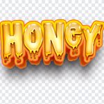 Honey, 3D Honey Text, Dripping Text, Honey PNG, Typography, PNG, PNG Images, Transparent Files, png free, png file, Free PNG, png download,