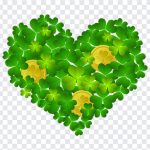 Ireland Saint Patrick's Day Heart, Ireland Saint Patrick's Day, Ireland Saint Patrick's Day Heart PNG, Ireland Saint Patrick's, Heart PNG, Green Heart, Leaf Heart, PNG, PNG Images, Transparent Files, png free, png file, Free PNG, png download,