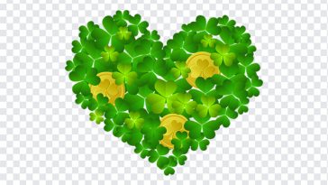 Ireland Saint Patrick's Day Heart, Ireland Saint Patrick's Day, Ireland Saint Patrick's Day Heart PNG, Ireland Saint Patrick's, Heart PNG, Green Heart, Leaf Heart, PNG, PNG Images, Transparent Files, png free, png file, Free PNG, png download,
