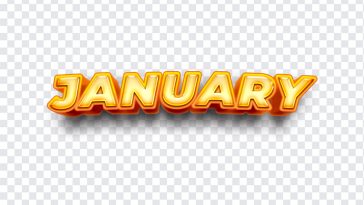 January, Month January PNG, January Month, 3d text, PNG, PNG Images, Transparent Files, png free, png file, Free PNG, png download,