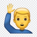 Man Saying Hi Emoji, Man Saying Hi, Man Saying Hi Emoji PNG, Man Saying, iOS Emoji, iphone emoji, Emoji PNG, iOS Emoji PNG, Apple Emoji, Apple Emoji PNG, PNG, PNG Images, Transparent Files, png free, png file, Free PNG, png download,