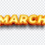 March, March Madness, March PNG, Month PNG, PNG Images, Transparent Files, png free, png file, Free PNG, png download,
