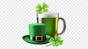 St Patrick Day Beer Mug, St Patrick Day Beer, St Patrick Day Beer Mug PNG, St Patrick Day, Beer Mug PNG, Four Clove Leef, PNG, PNG Images, Transparent Files, png free, png file, Free PNG, png download,