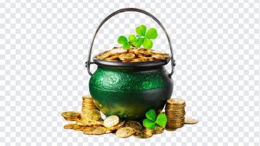 St Patrick Day, St Patrick, St Patrick Day Cauldron, Gold Coins, Cauldron, PNG, PNG Images, Transparent Files, png free, png file, Free PNG, png download,