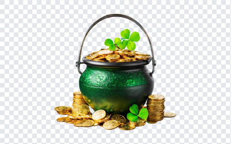 St Patrick Day, St Patrick, St Patrick Day Cauldron, Gold Coins, Cauldron, PNG, PNG Images, Transparent Files, png free, png file, Free PNG, png download,