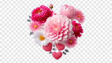 Valentine Flowers, Valentine, Valentine Flowers PNG, Flowers PNG, Flower Heart, Heart PNG, Pink, Pink Flowers, PNG, PNG Images, Transparent Files, png free, png file, Free PNG, png download,