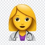 Doctor Emoji Woman, Doctor Emoji, Doctor Emoji Woman PNG, Doctor, iOS Emoji, iphone emoji, Emoji PNG, iOS Emoji PNG, Apple Emoji, Apple Emoji PNG, PNG, PNG Images, Transparent Files, png free, png file, Free PNG, png download,