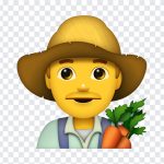 Farmer Emoji Man, Farmer Emoji, Farmer Emoji Man PNG, Farmer, iOS Emoji, iphone emoji, Emoji PNG, iOS Emoji PNG, Apple Emoji, Apple Emoji PNG, PNG, PNG Images, Transparent Files, png free, png file, Free PNG, png download,
