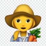 Farmer Emoji Woman, Farmer Emoji, Farmer Emoji Woman PNG, Farmer, iOS Emoji, iphone emoji, Emoji PNG, iOS Emoji PNG, Apple Emoji, Apple Emoji PNG, PNG, PNG Images, Transparent Files, png free, png file, Free PNG, png download,