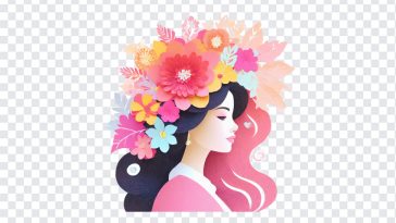 Flower Girl, Flower, Flower Girl PNG, Logo, Girl Logo, PNG, PNG Images, Transparent Files, png free, png file, Free PNG, png download,