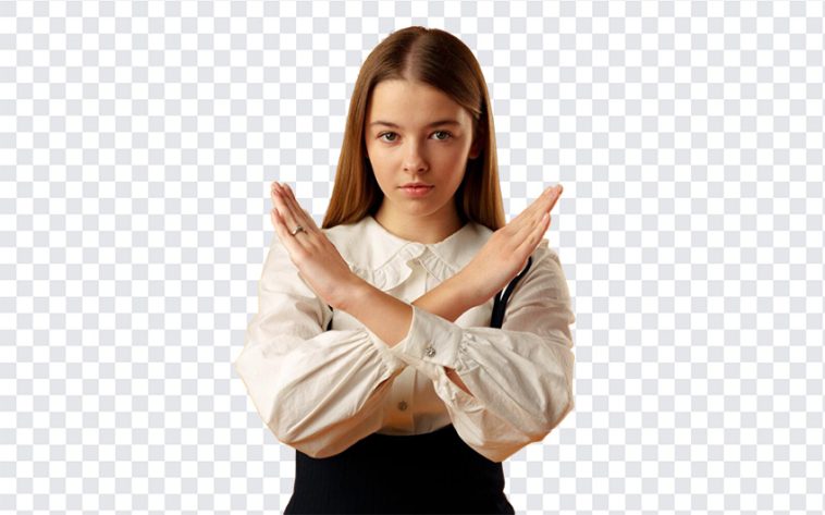 Girl Showing NO Sign, Girl Showing NO, Girl Showing NO Sign PNG, Girl, NO Sign PNG, Showing NO Sign PNG, Showing NO, PNG, PNG Images, Transparent Files, png free, png file, Free PNG, png download,